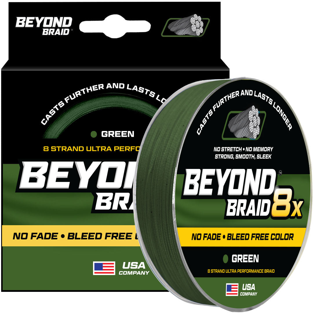 Beyond Braid - 8 Strand Braided Fishing Line Series - Super Sleek & Smooth Braided Fishing Line - High Performance Fishing Line For Saltwater & Freshwater