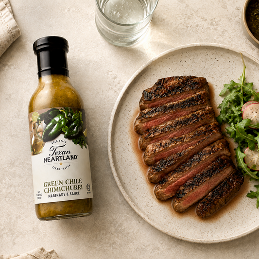 Texan Heartland Green Chile Chimichurri Marinade & Sauce