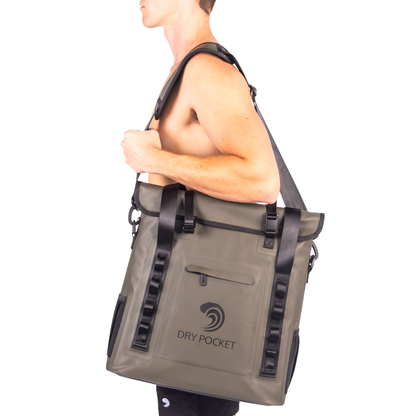 Dry Pocket Auto-Sealing, Waterproof, Floating, Scent Proof Tote Cooler