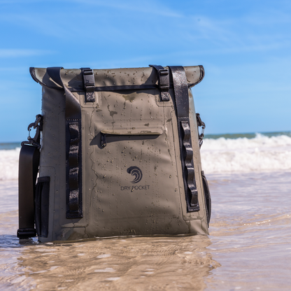 Dry Pocket Auto-Sealing, Waterproof, Floating, Scent Proof Tote Cooler