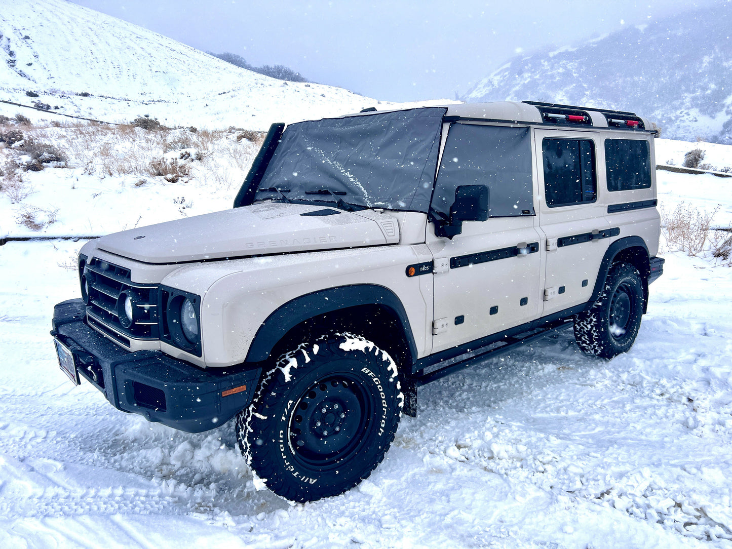 Overland Gear Guy INEOS Grenadier Exterior Windshield and Window Covers