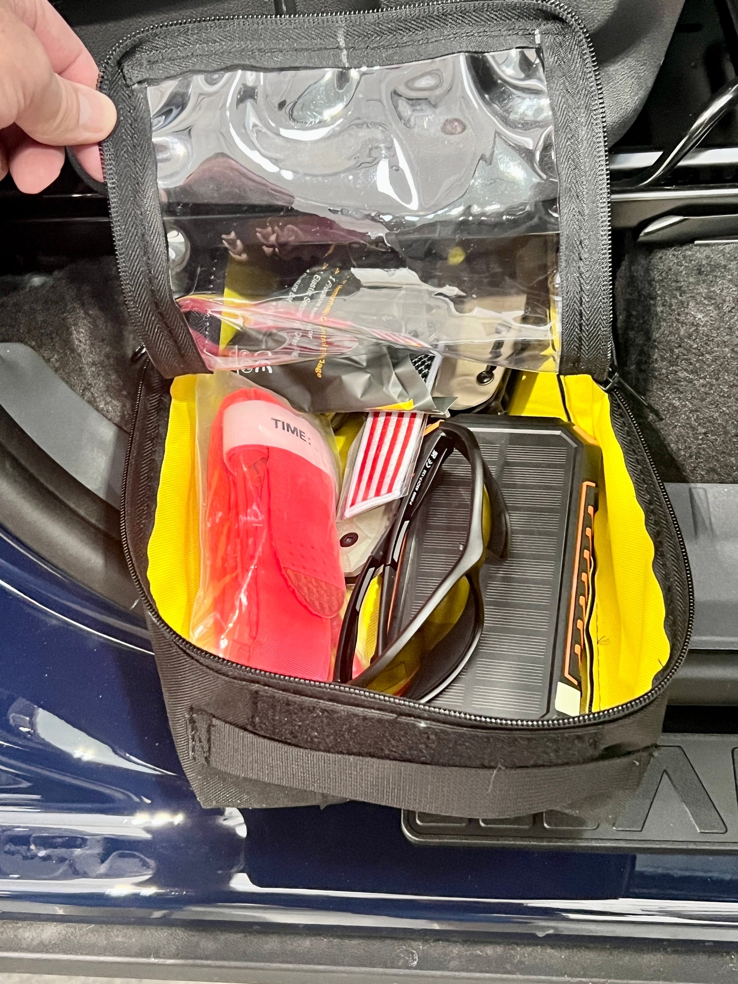 Overland Gear Guy INEOS Grenadier Under Seat Storage Bag CLEAR TOP