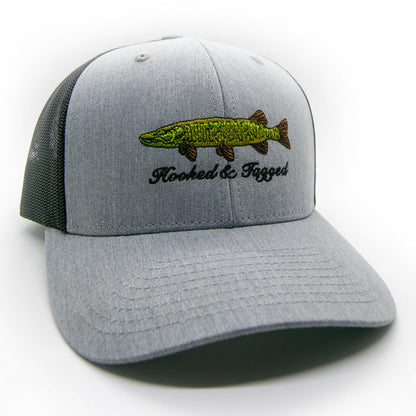 Hooked & Tagged  - Fish of 10k Casts Embroidered Hat
