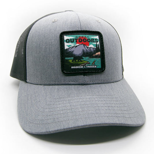 Hooked & Tagged  - Great Outdoors Patch Hat
