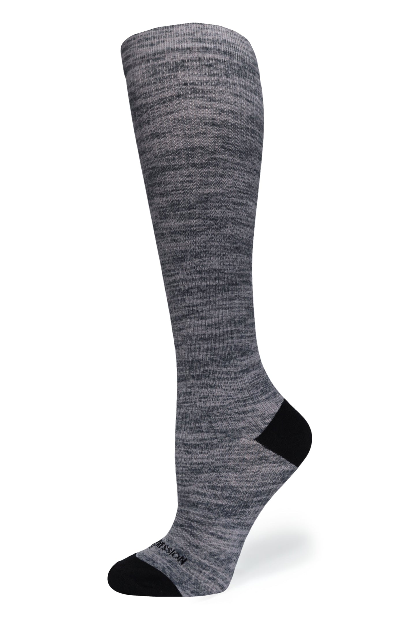 Crazy Compression Grey Heather - (Standard & Extra Wide)
