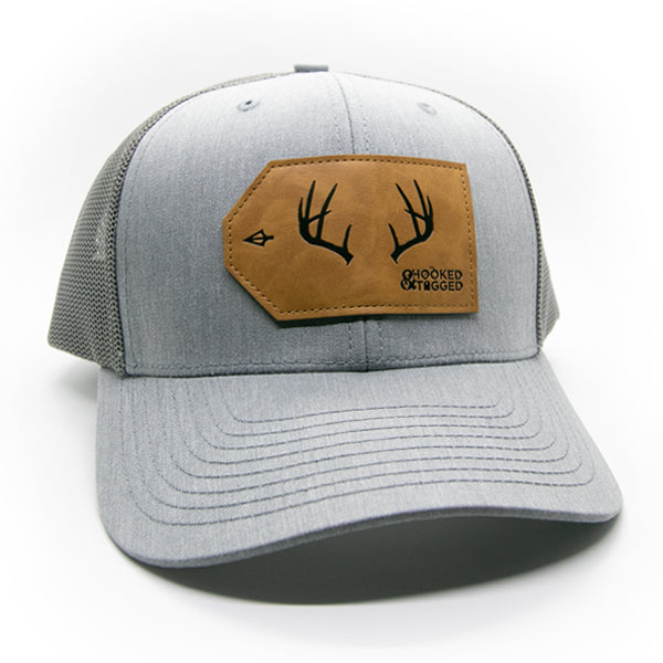 Hooked & Tagged  - Buck Antler Patch Hat