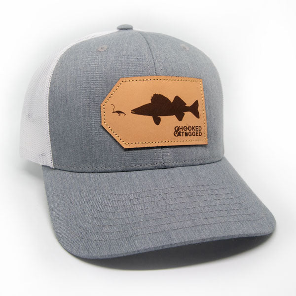 Hooked & Tagged  - Walleye Patch Hat