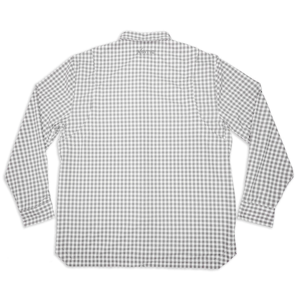 Xotic - Long Sleeve Patterned Lifestyle Button Down w/ REPEL-X