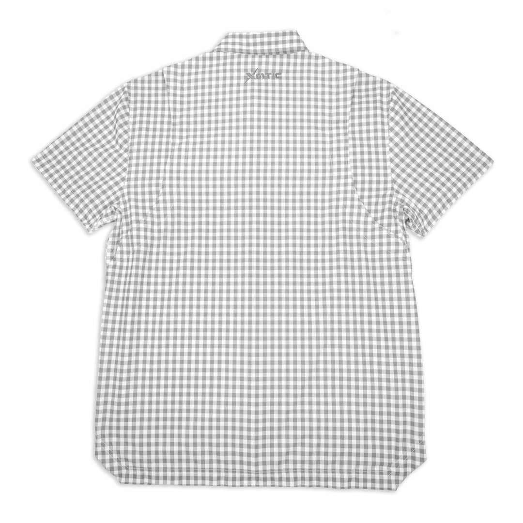 Xotic - Short Sleeve Patterned Lifestyle Button Down w/ REPEL-X