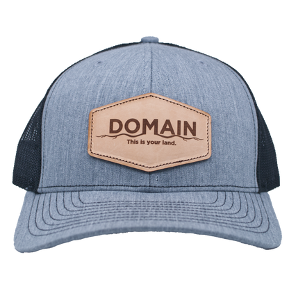 Domain Outdoor Heather & Black Patch Hat