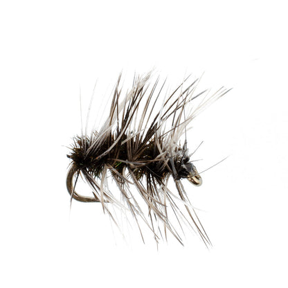 The Fly Fishing Place Barbless Griffiths Gnat Midge Trout Dry Fly Fishing Flies - 6 Flies Size 20