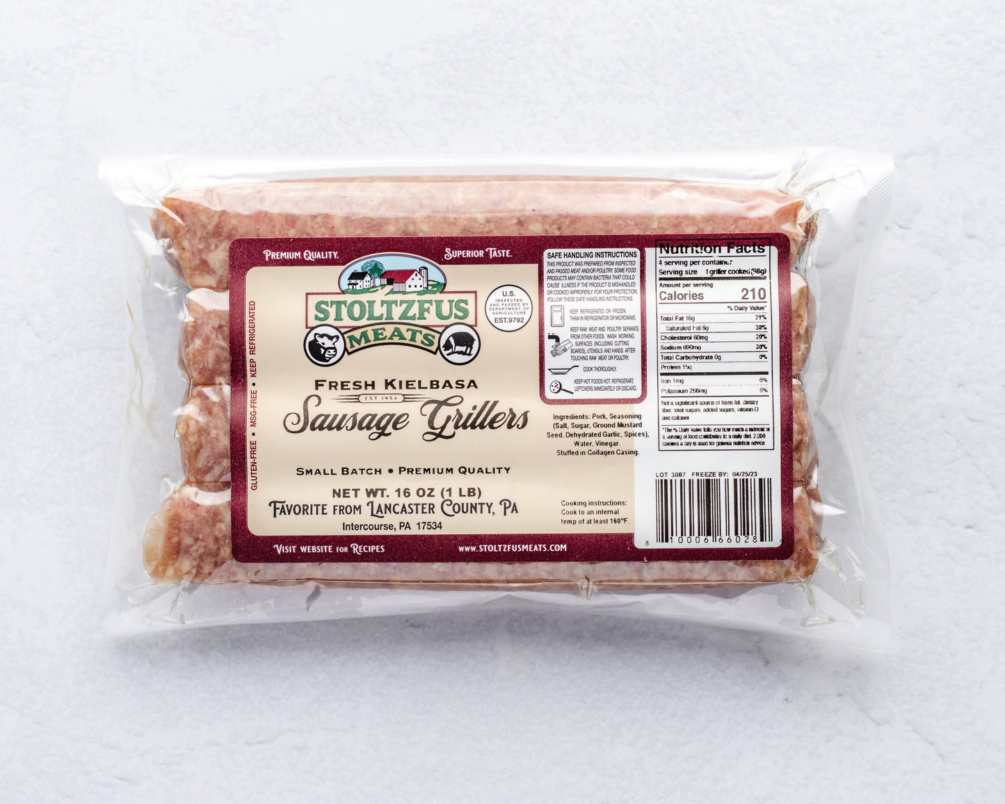 Stoltzfus Meats Stoltzfus Sausage Grillers