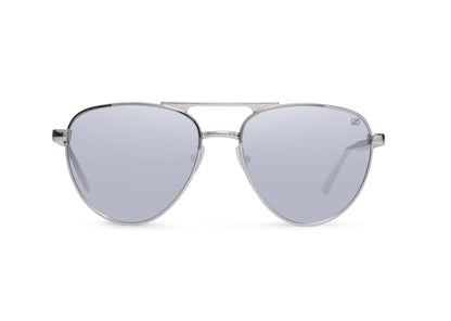 Skeleton Optics Dara Aviator Chrome Silver