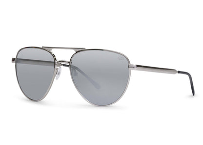Skeleton Optics Dara Aviator Chrome Silver