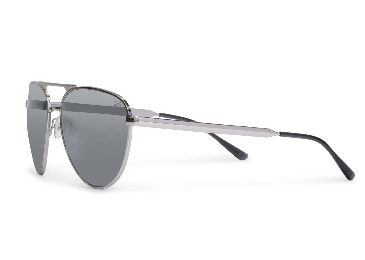 Skeleton Optics Dara Aviator Chrome Silver