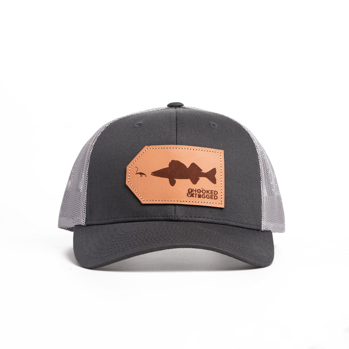 Hooked & Tagged  - Walleye Patch Hat