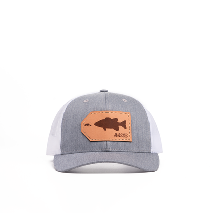 Hooked & Tagged  - Smallmouth Bass Patch Hat