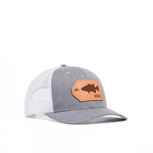 Hooked & Tagged  - Smallmouth Bass Patch Hat