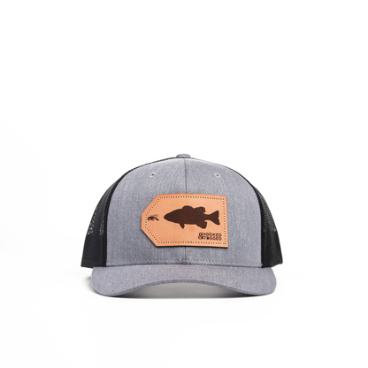 Hooked & Tagged  - Smallmouth Bass Patch Hat