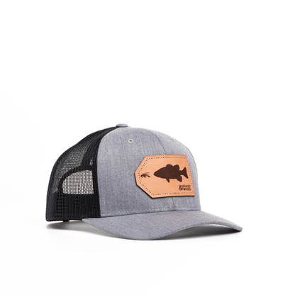 Hooked & Tagged  - Smallmouth Bass Patch Hat