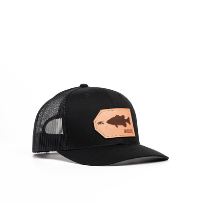 Hooked & Tagged  - Smallmouth Bass Patch Hat