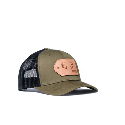 Hooked & Tagged  - Buck Antler Patch Hat