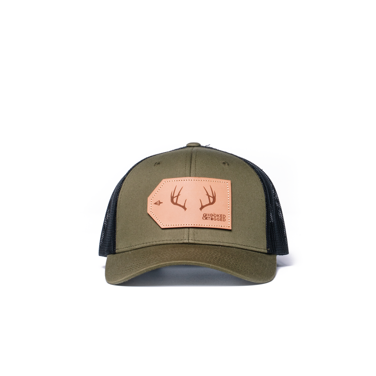 Hooked & Tagged  - Buck Antler Patch Hat