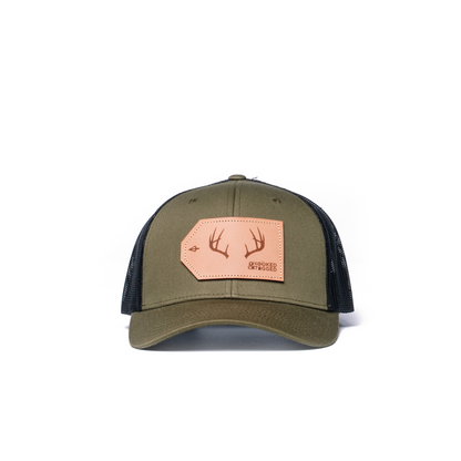Hooked & Tagged  - Buck Antler Patch Hat