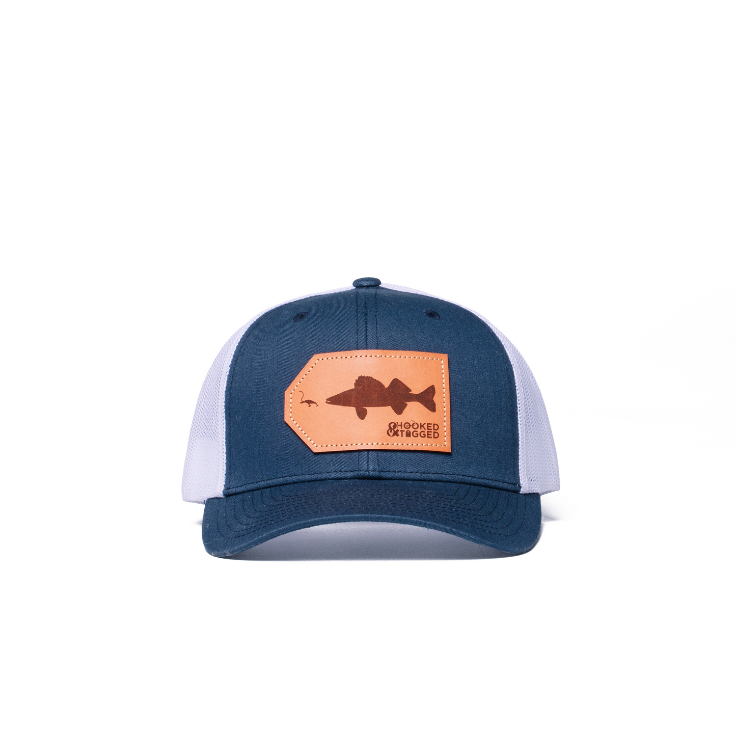 Hooked & Tagged  - Walleye Patch Hat