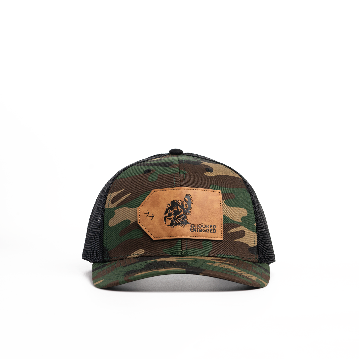 Hooked & Tagged  - Turkey Patch Hat