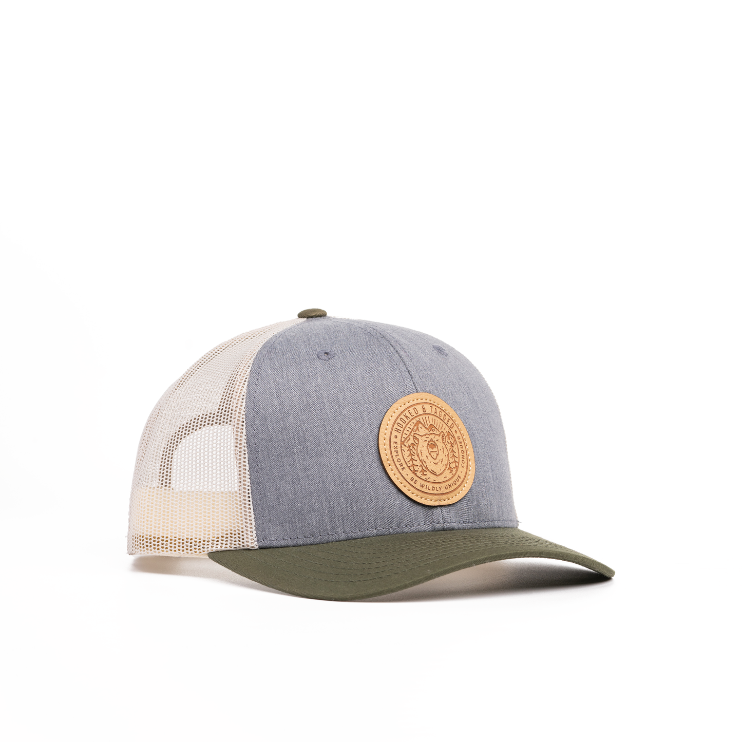 Hooked & Tagged  - Explore Bear Patch Hat