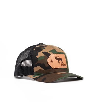 Hooked & Tagged  - Elk Patch Hat