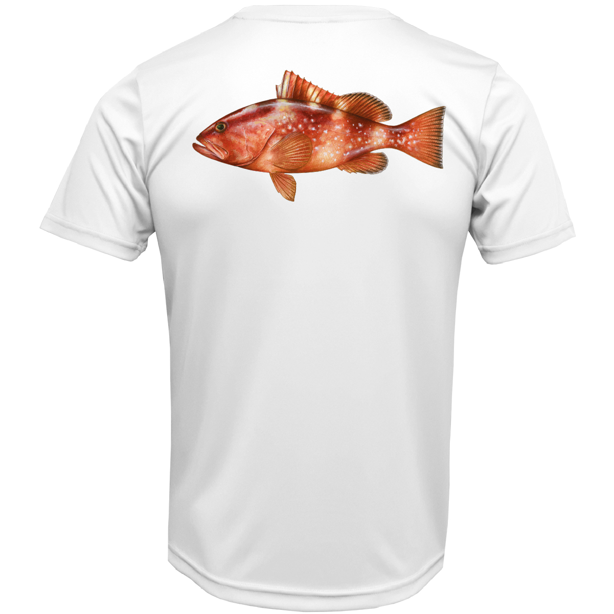 USA Grouper Short Sleeve UPF 50+ Dry-Fit Shirt