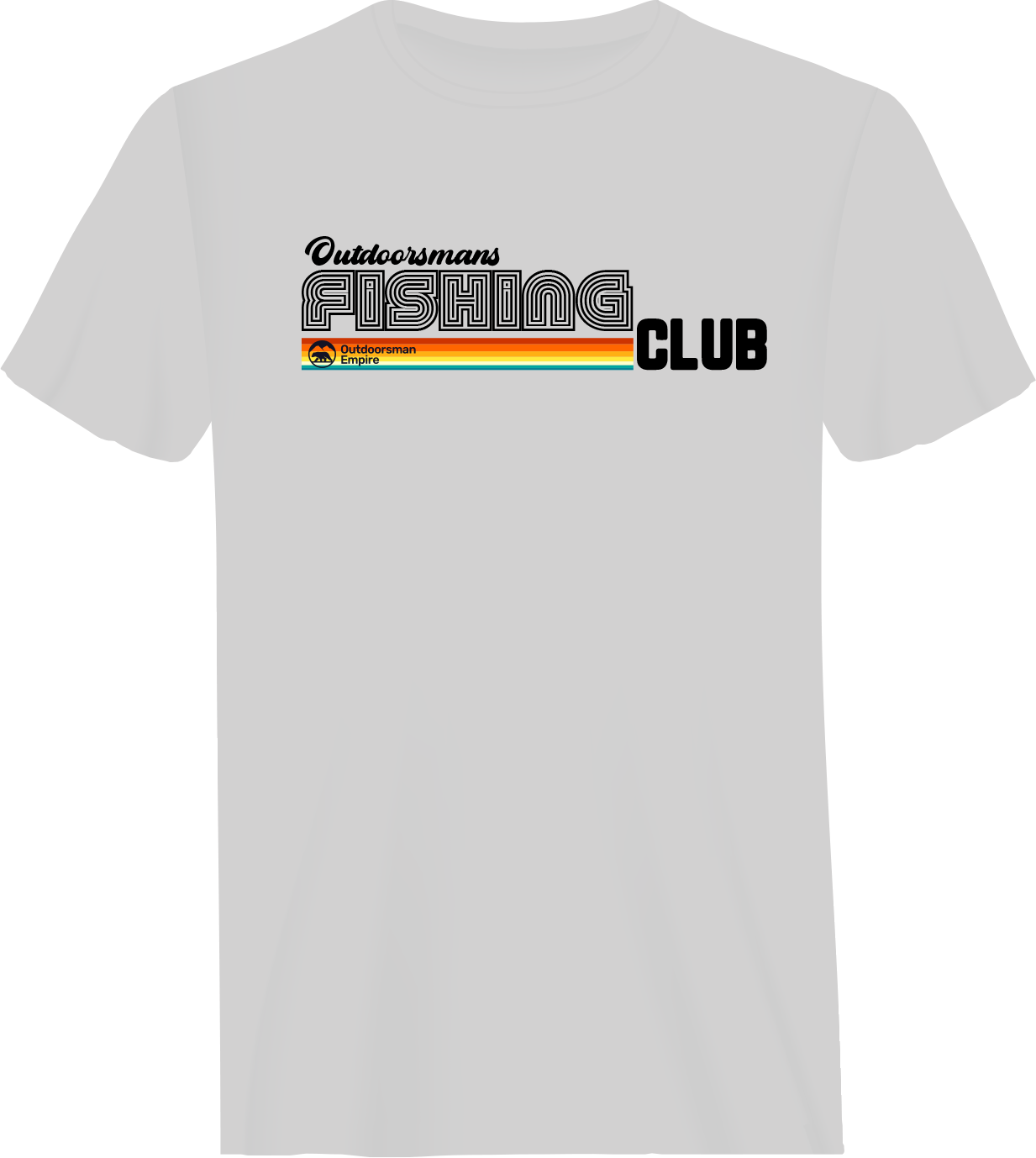Outdoorzees Outdoorsman Fishing Club Disco Man T-Shirt