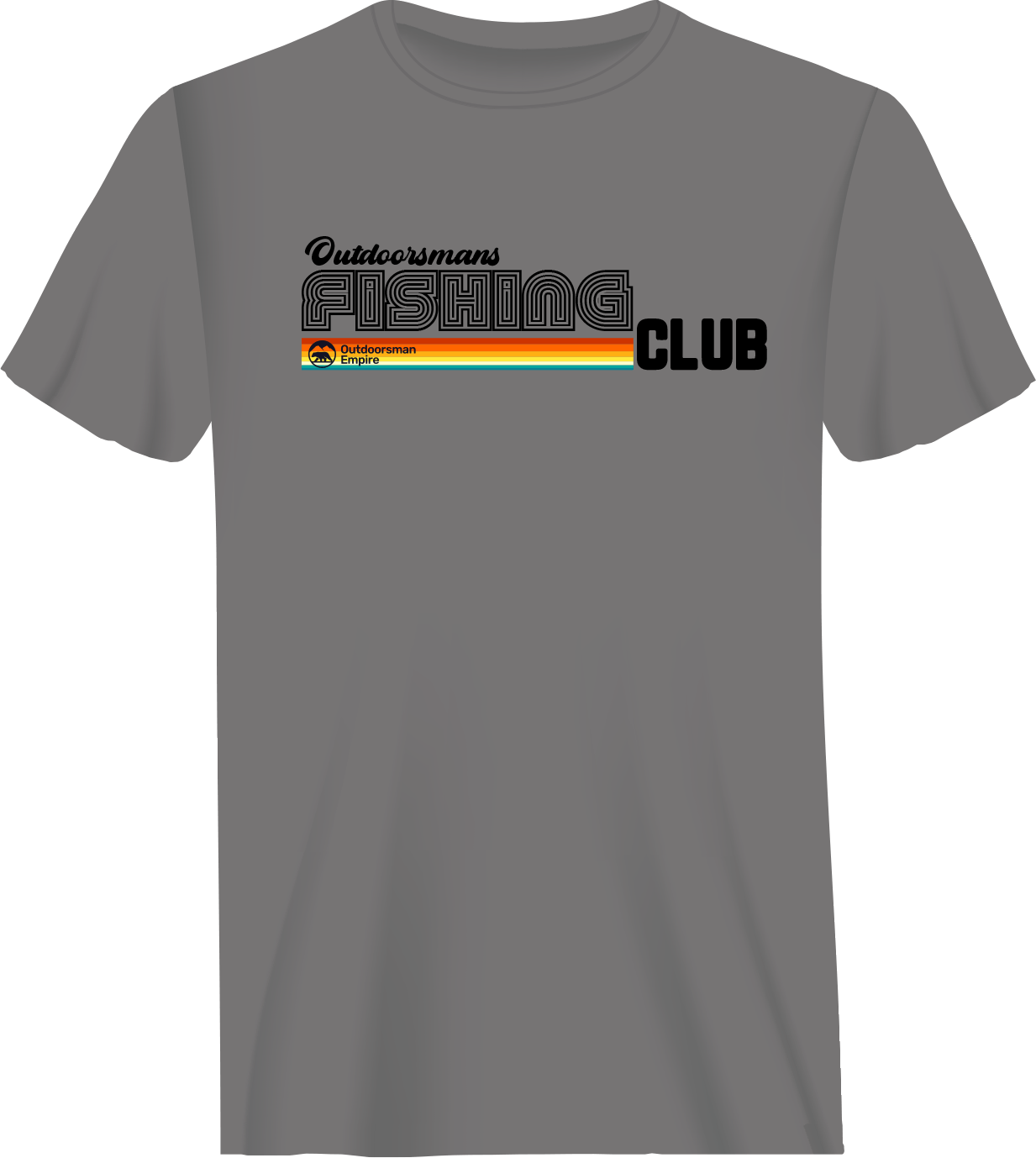 Outdoorzees Outdoorsman Fishing Club Disco Man T-Shirt