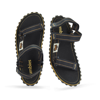 Gumbies Tracker Sandals - Men's - Black