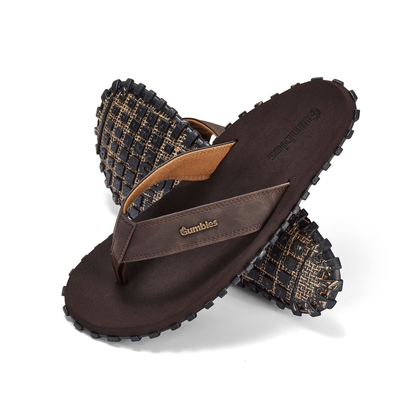 Gumbies Vegovert Flip-Flops - Women's - Brown