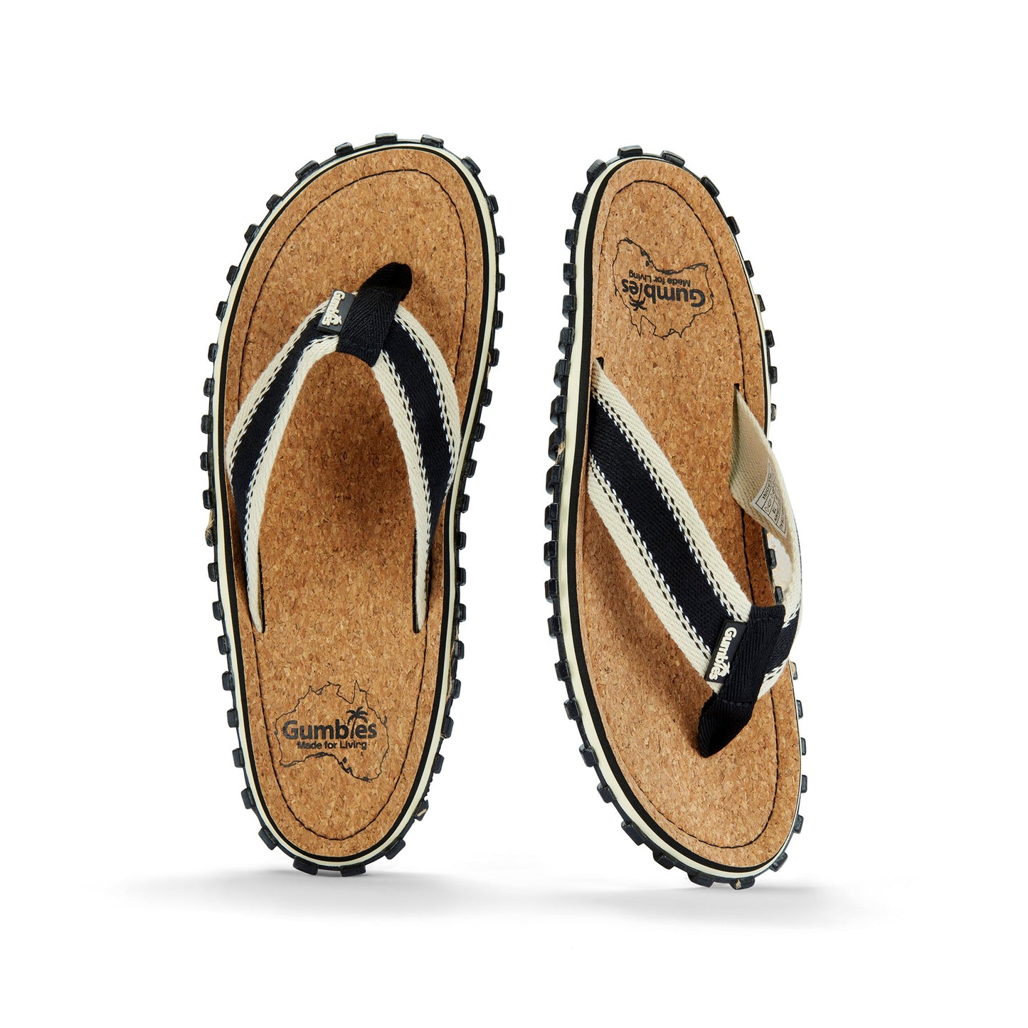 Gumbies Corker - Flip-Flops - Men's - Black