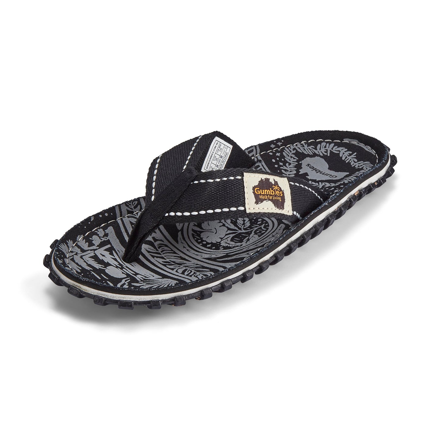 Gumbies Islander Flip-Flops - Men's - Midnight Black