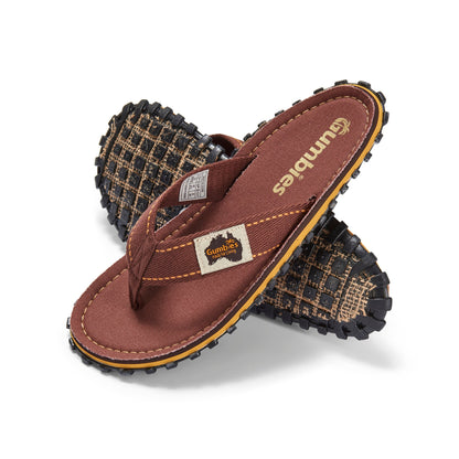 Gumbies Islander Flip-Flops - Women's - Classic Brown