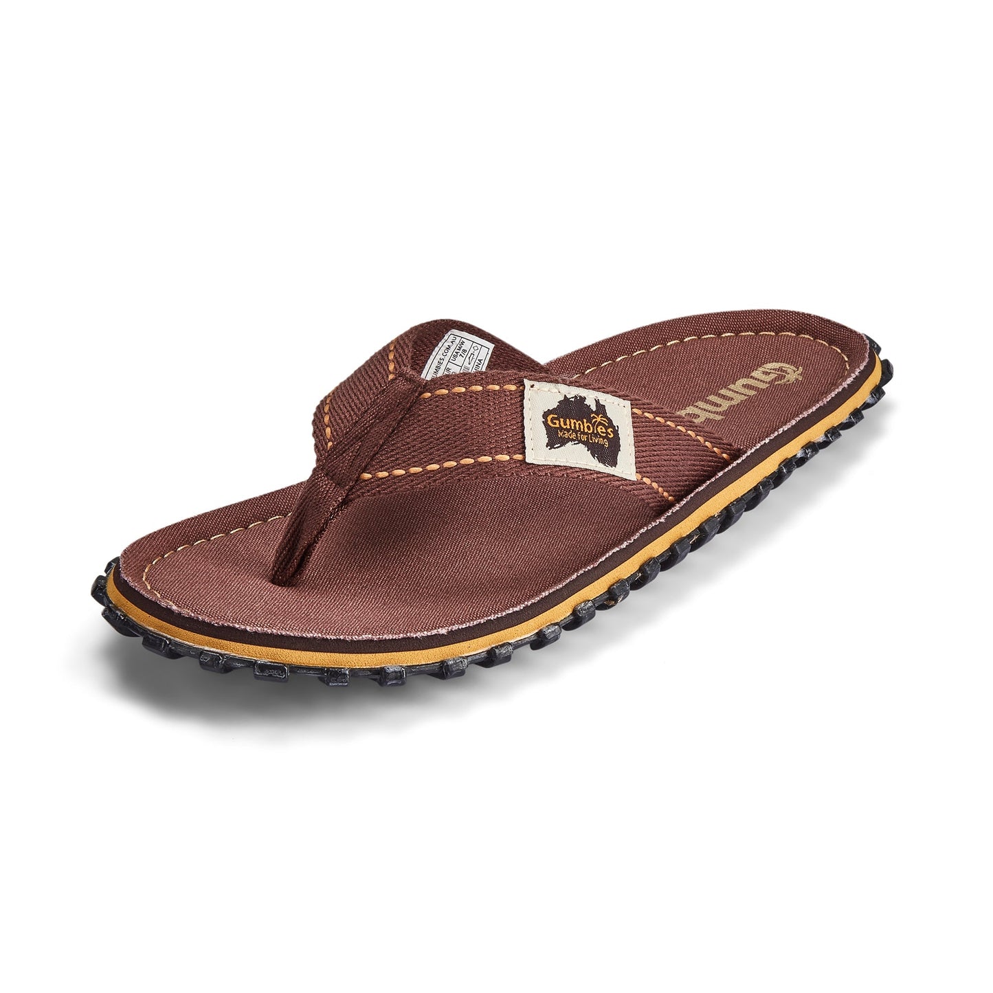 Gumbies Islander Flip-Flops - Men's - Classic Brown