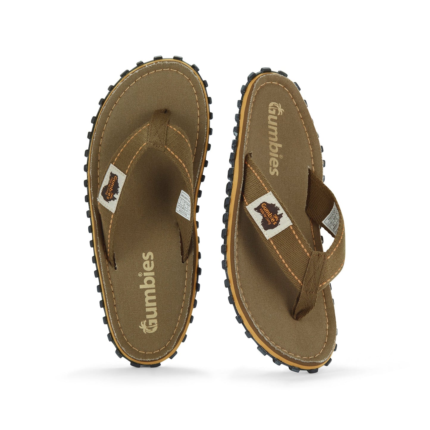 Gumbies Islander Flip-Flops - Women's - Classic Khaki