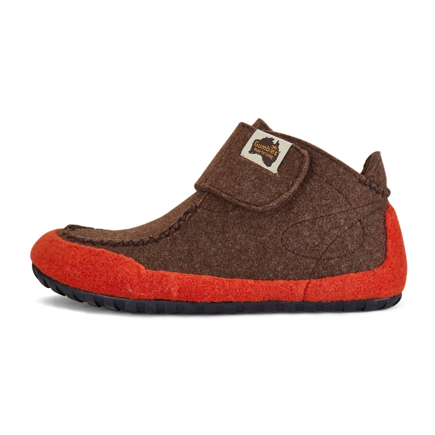 Gumbies Quokka - Men's - Chocolate & Orange