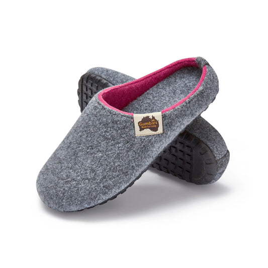 Gumbies Outback - Women's - Grey & Pink