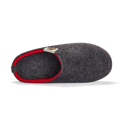 Gumbies Outback Slippers - Men's - Charcoal & Red