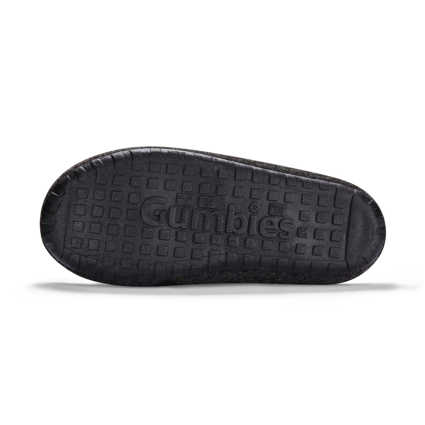 Gumbies Outback Slippers - Men's - Charcoal & Red