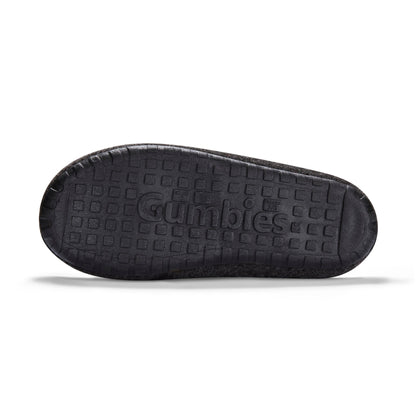 Gumbies Outback Slippers - Men's - Charcoal & Red