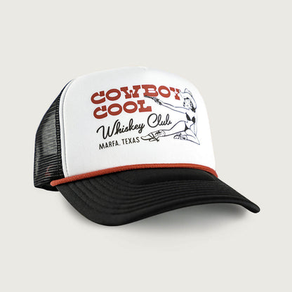 Cowboy Cool Whiskey Club Foam Trucker Hat