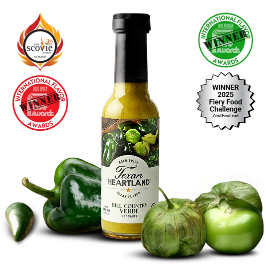 Texan Heartland Hill Country Verde Hot Sauce