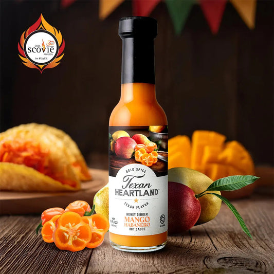 Texan Heartland Honey Ginger Mango Habanero Hot Sauce